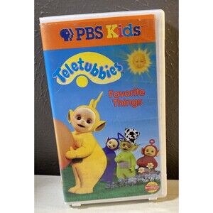 Teletubbies Favorite Things VHS Tape 1999 Volume 4 PBS Kids Clamshell Kids Show